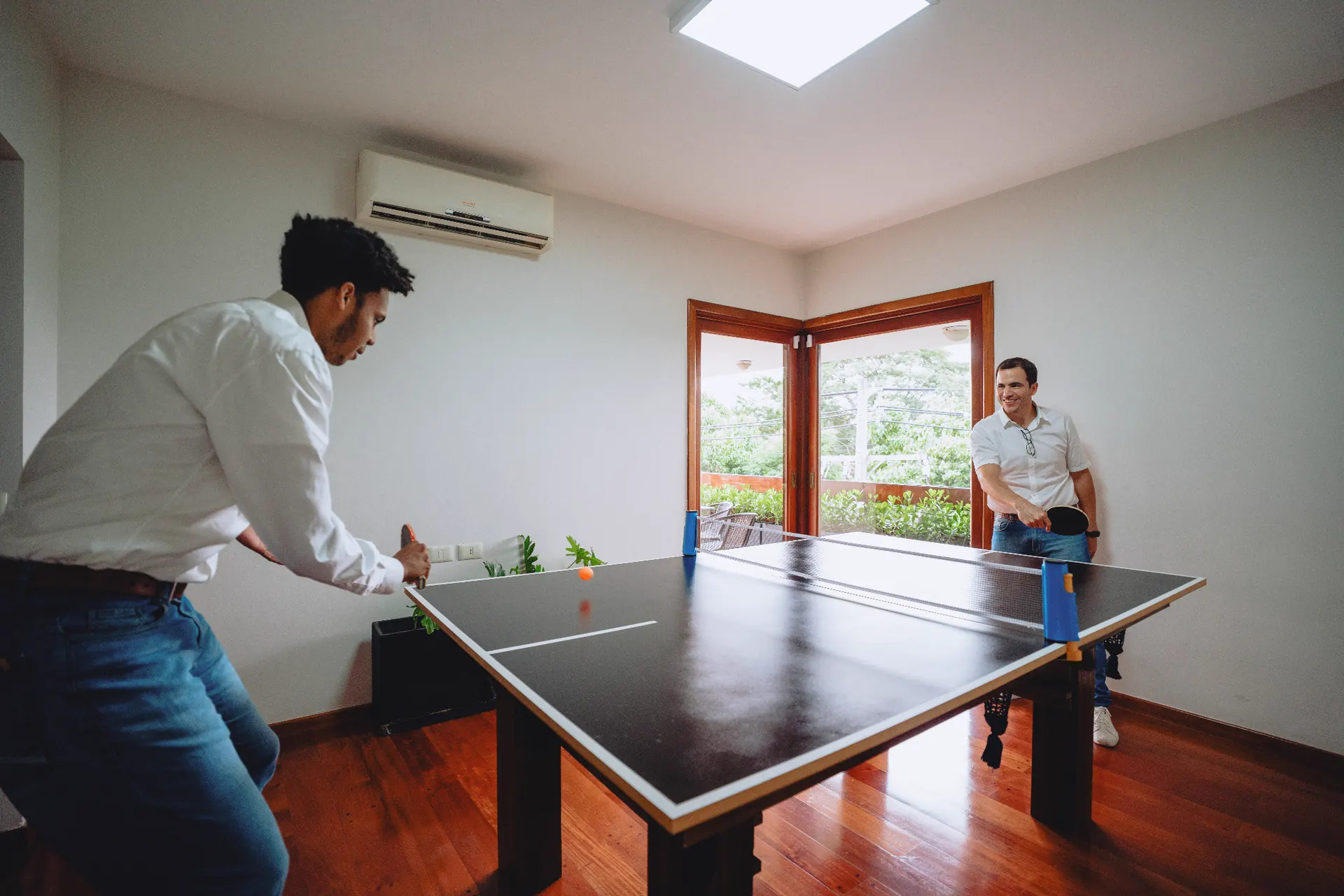 Entertainment room with table tennis in the codeCrafters office